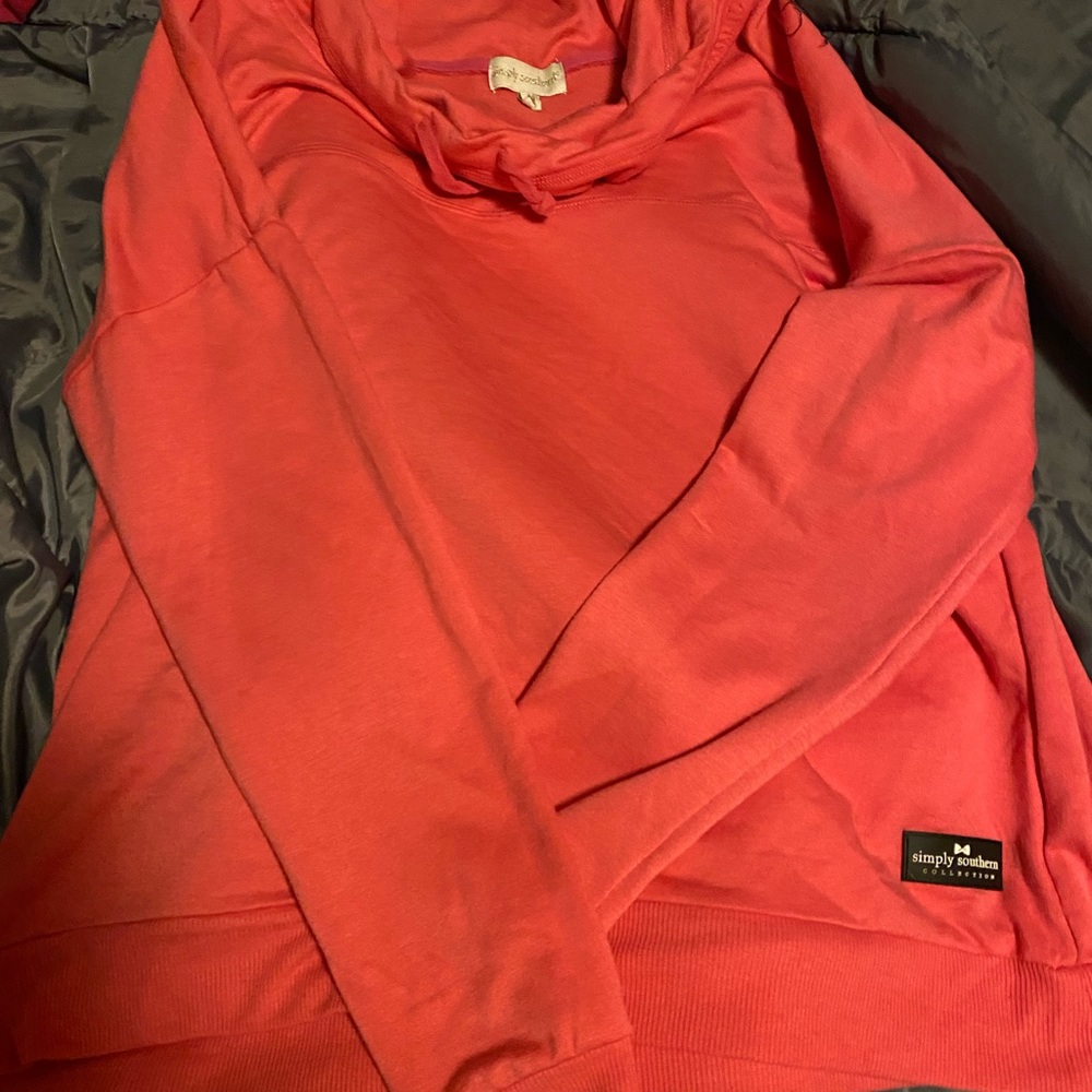 Simply southern cowl neck pullover